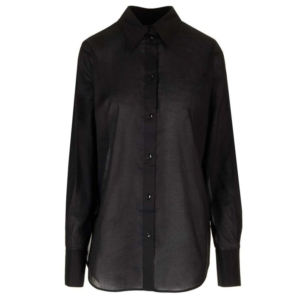 Toteme Women Cotton Shirt With Kimono Sleeves